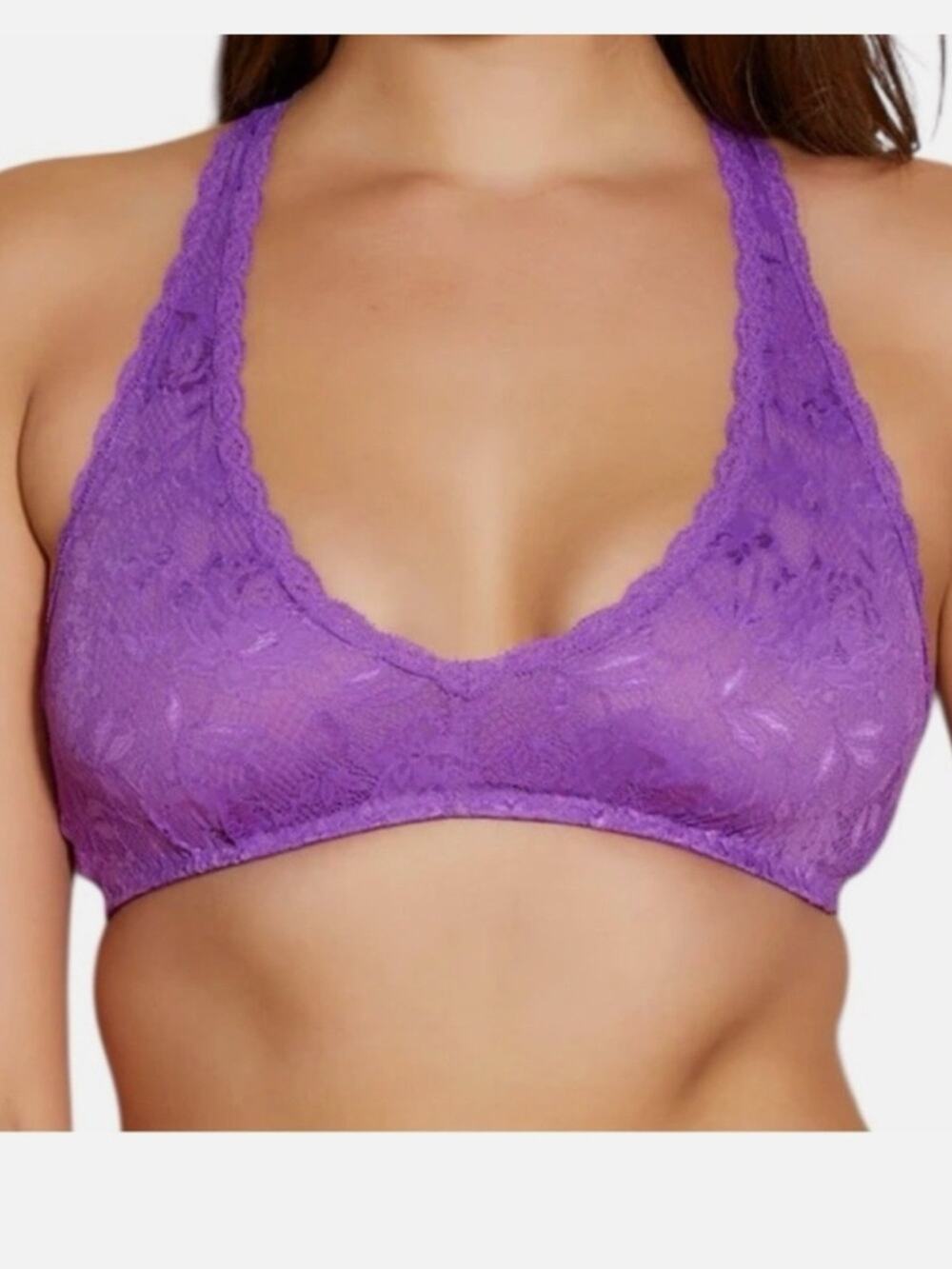 Cosabella Purple Lace Racerback Bralette